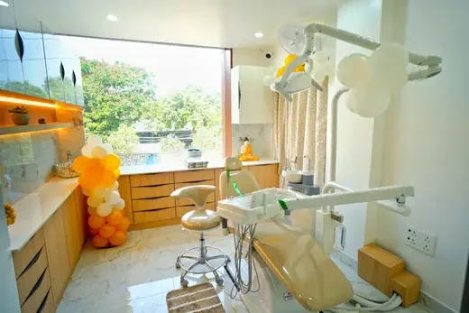 Spacious multispeciality clinic layout Krishna Dental Gudivada